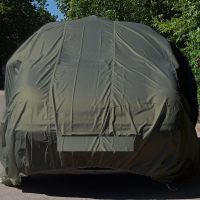 НАКИДКА ИЗ ПОЛИЭФИРНОЙ ТКАНИ ЗАЩИТНОГО ЦВЕТА, ДЛЯ ЛЕГКОВЫХ АВТОМОБИЛЕЙ (СМАРТ) РАЗМЕР S